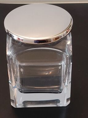 Lappas Handblown Jar with Silverplate Lid